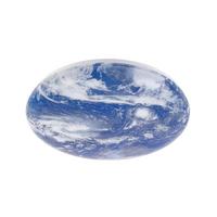 LAMPA SUFITOWA LED SATURNIN - niebieski/biały, Modern, tworzywo sztuczne/metal (60/8,5cm) - Bessagi Home