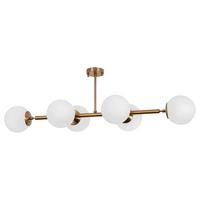 LAMPA SUFITOWA 3808007201 - biały/kolor złoty, Trend, metal/szkło (110/40/35cm) - P & B