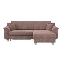 Colţar ALEX - roz, Modern, textil (246/88cm) - Modern Living