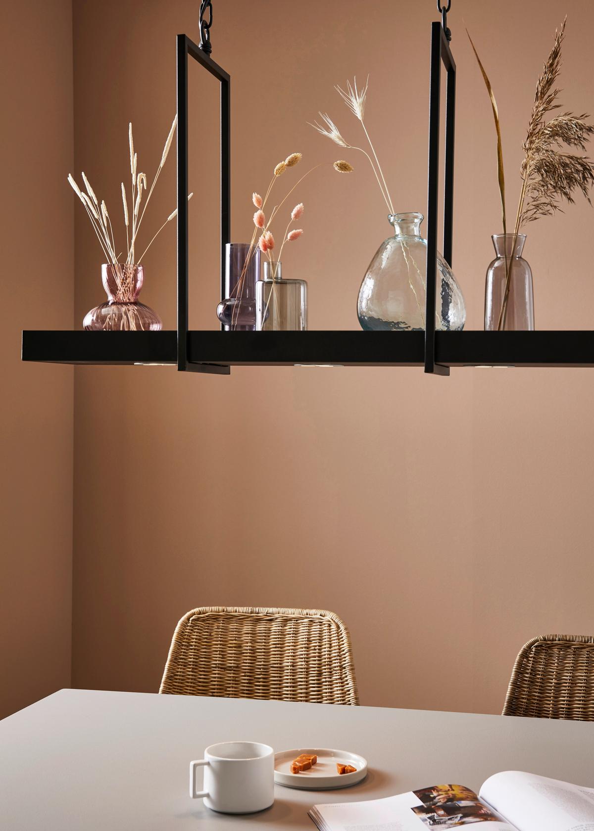 Pendelleuchte Tray max. 3 Watt - Schwarz, Basics, Metall (22,5/80/50cm) - Markslöjd