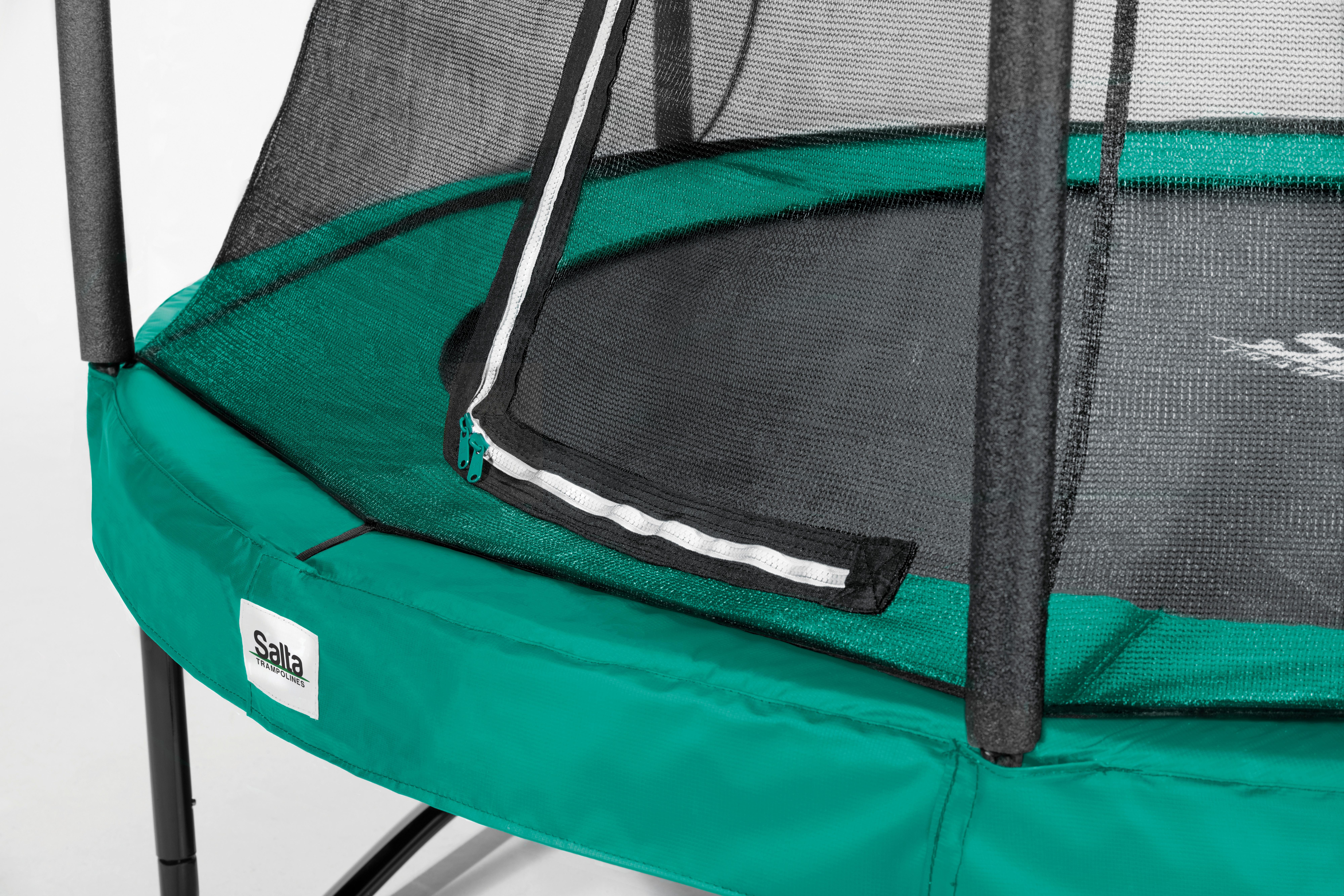 Trampolin Salta Comfort Edition Ø ca. 427cm - Grün, KONVENTIONELL (427cm) - Salta