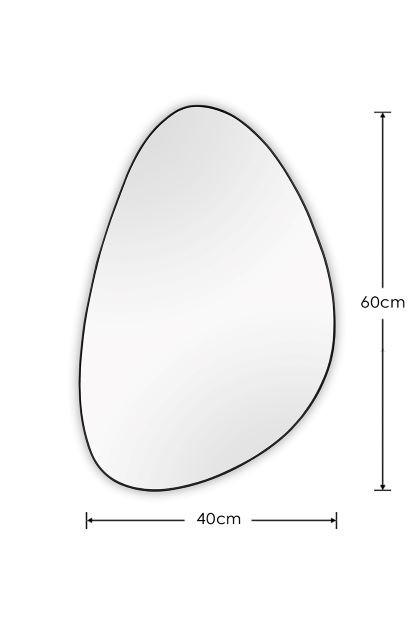 VÄGGSPEGEL IDA -SB- - svart, Modern, metall/glas (40/60cm) - Mömax