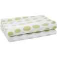 Fleecedecke Dotty in Grau/grün - Grau/Grün, Textil (130/160cm) - MÖMAX modern living