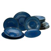 Jedilni Servis Sea Breeze Blue, 18-Delni - modra, Basics, keramika - Creatable