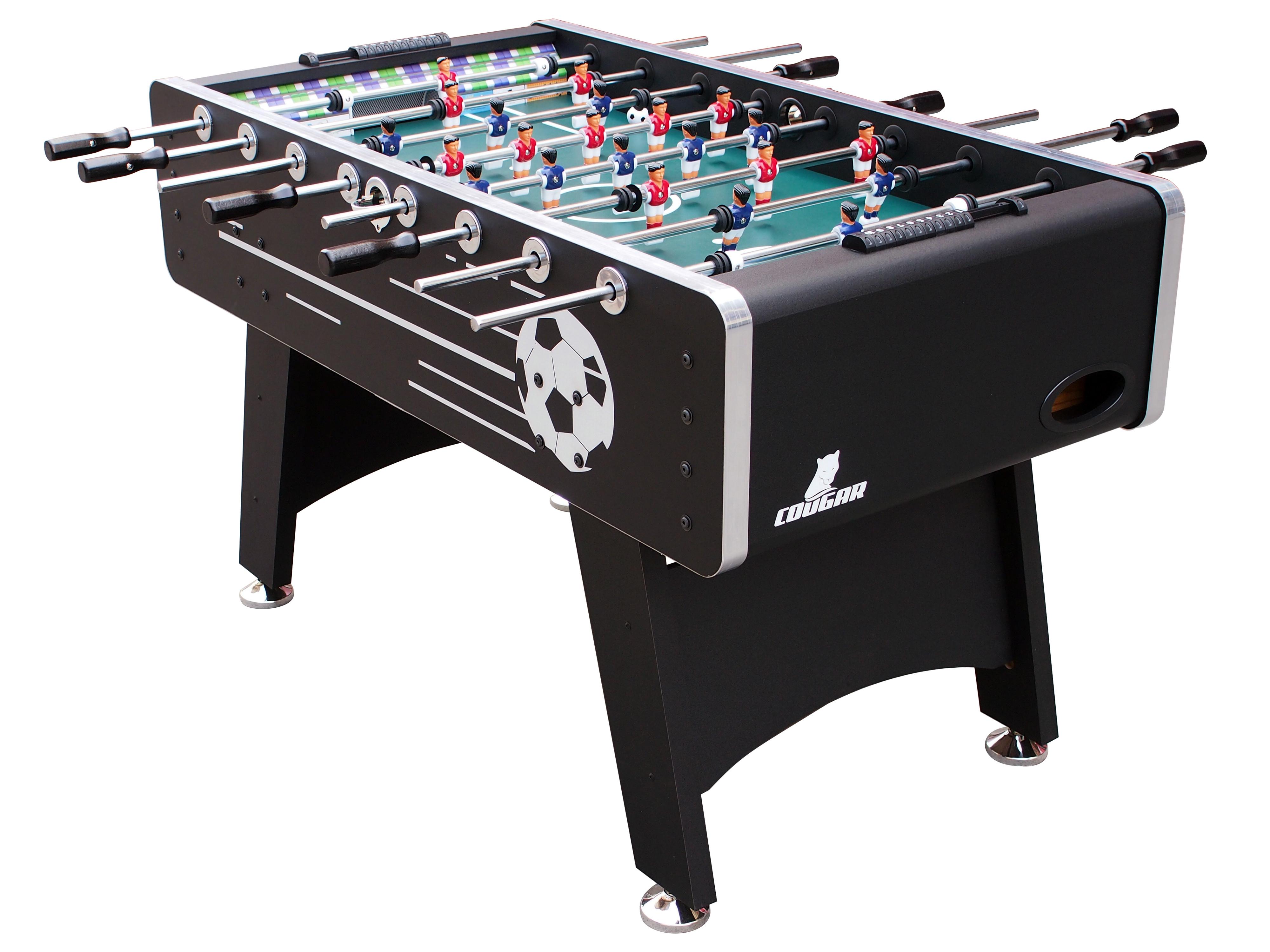Tischfußball Arena in Schwarz - Schwarz, Basics, Holz (75/88/141cm) - Ambia Garden