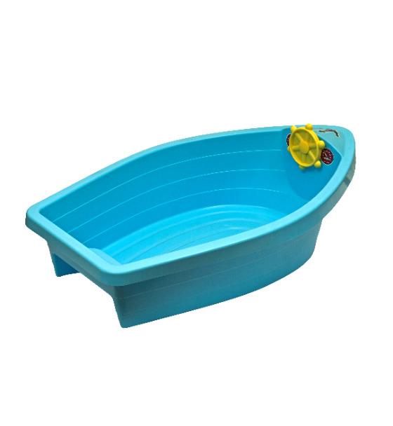 Ladă cu nisip Boat - albastru, plastic (130/74/42,5cm) - Modern Living