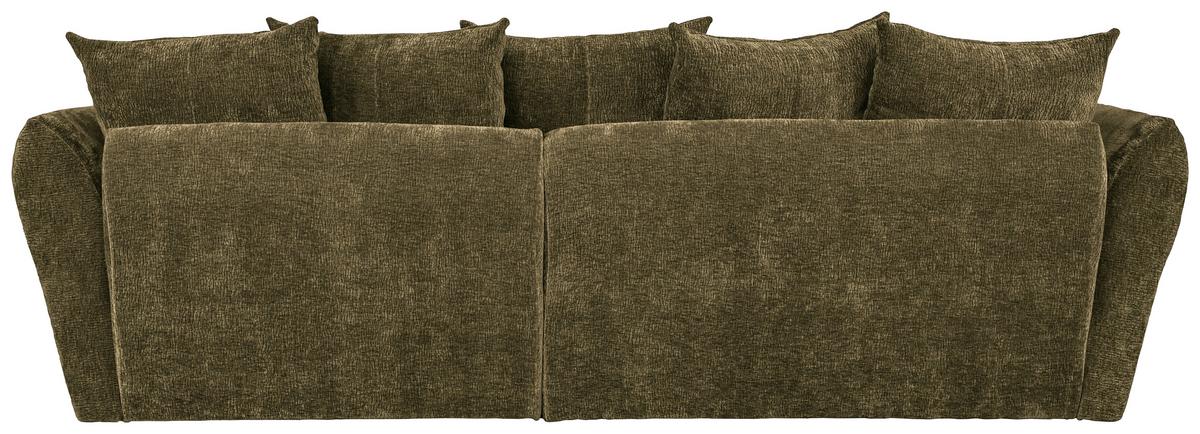 Kutna Garnitura Cammellio - maslinasto zelena/crna, Moderno, tekstil (296/189cm) - Mömax