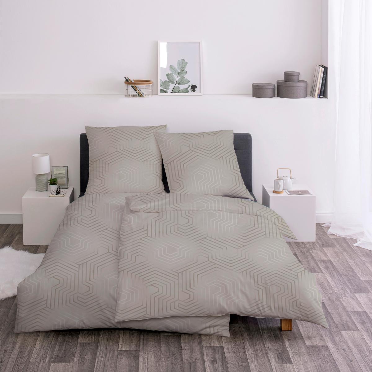 POŚCIEL AVIGNON - taupe, Design, tkanina (135/200cm) - Estella