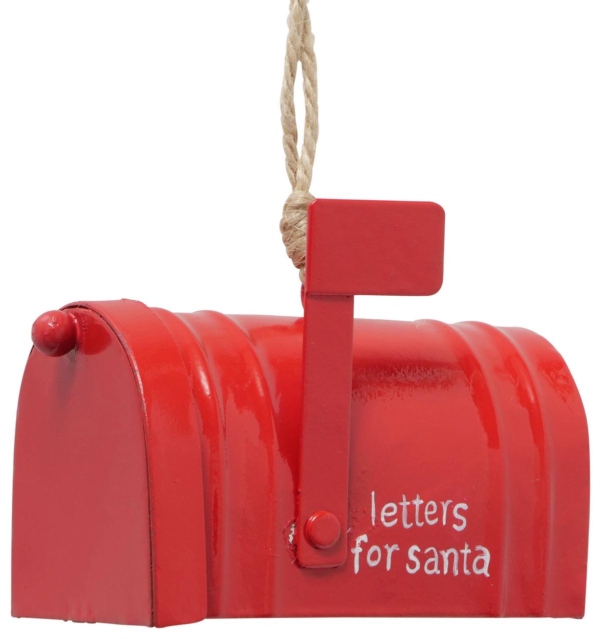 Decorațiune de agățat Mailbox - roșu, Basics, metal (10/6/5,5cm) - Modern Living