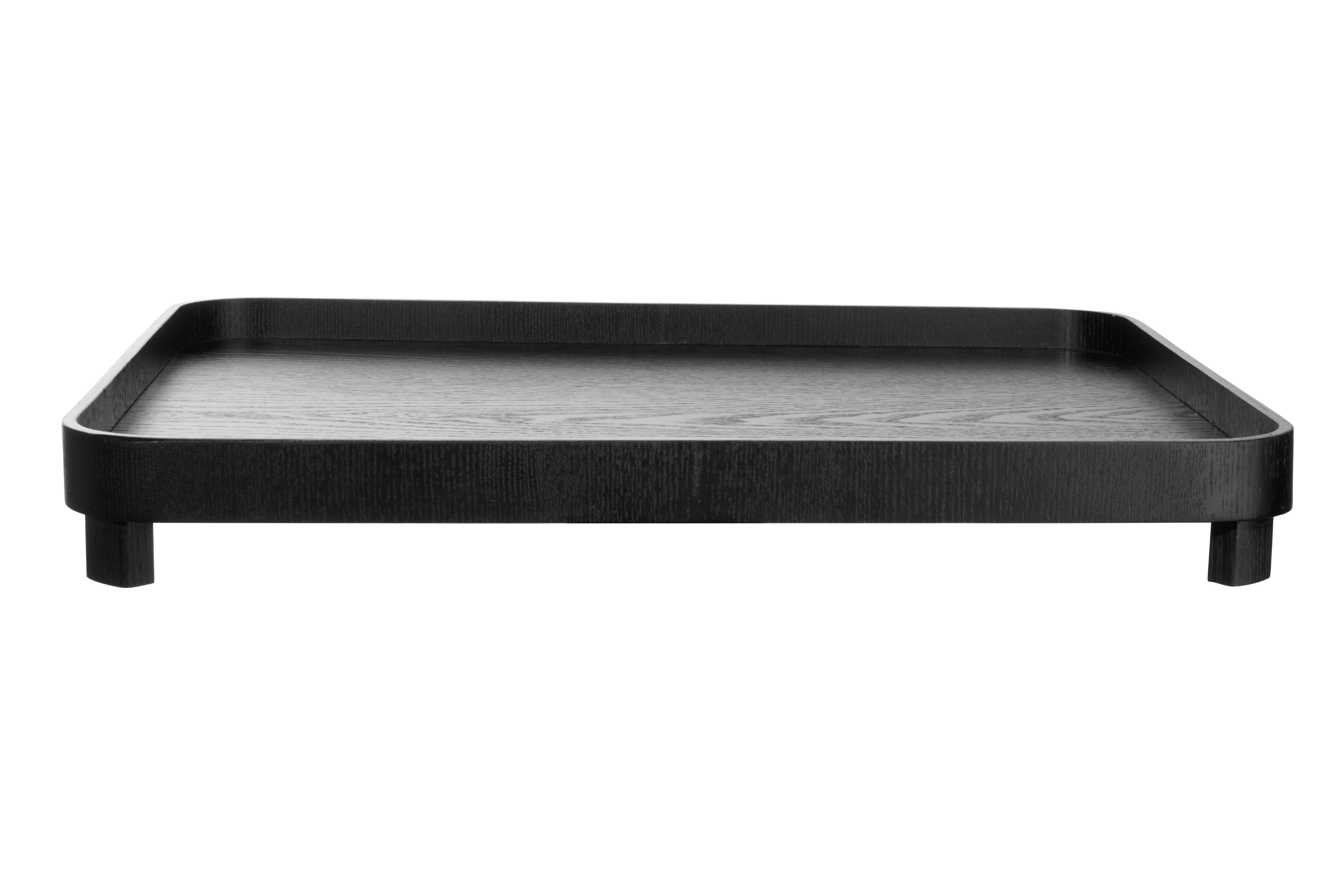 TACA DEKORACYJNA 53971970 - czarny, Konventionell, drewno (45,50/36/5,5cm) - ASA