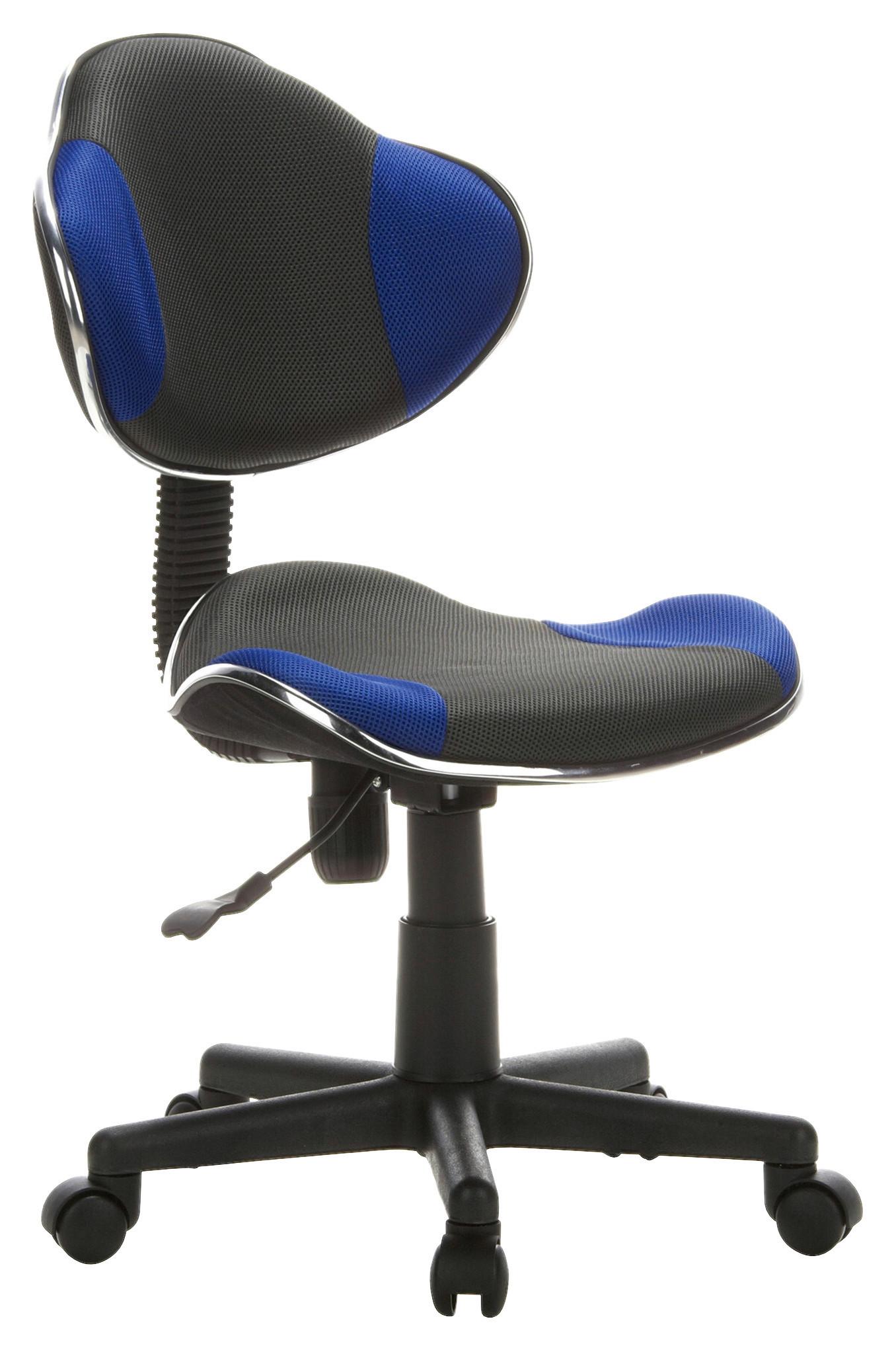 Jugenddrehstuhl Kiddy GTI 2 ca. 45x86-101x42 cm Blau,Grau - Blau/Grau, Basics, Kunststoff (45/86-101/42cm) - MID.YOU