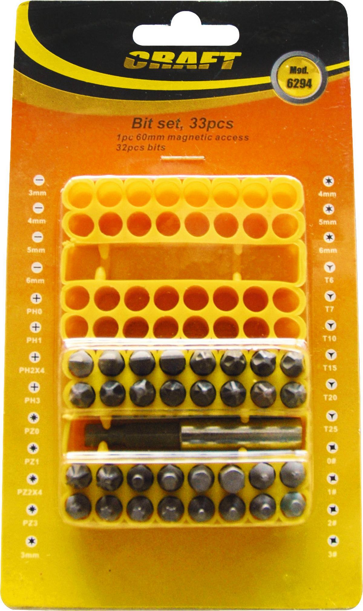 Bitkészlet 33 - Konventionell, fém (16/3/12cm)