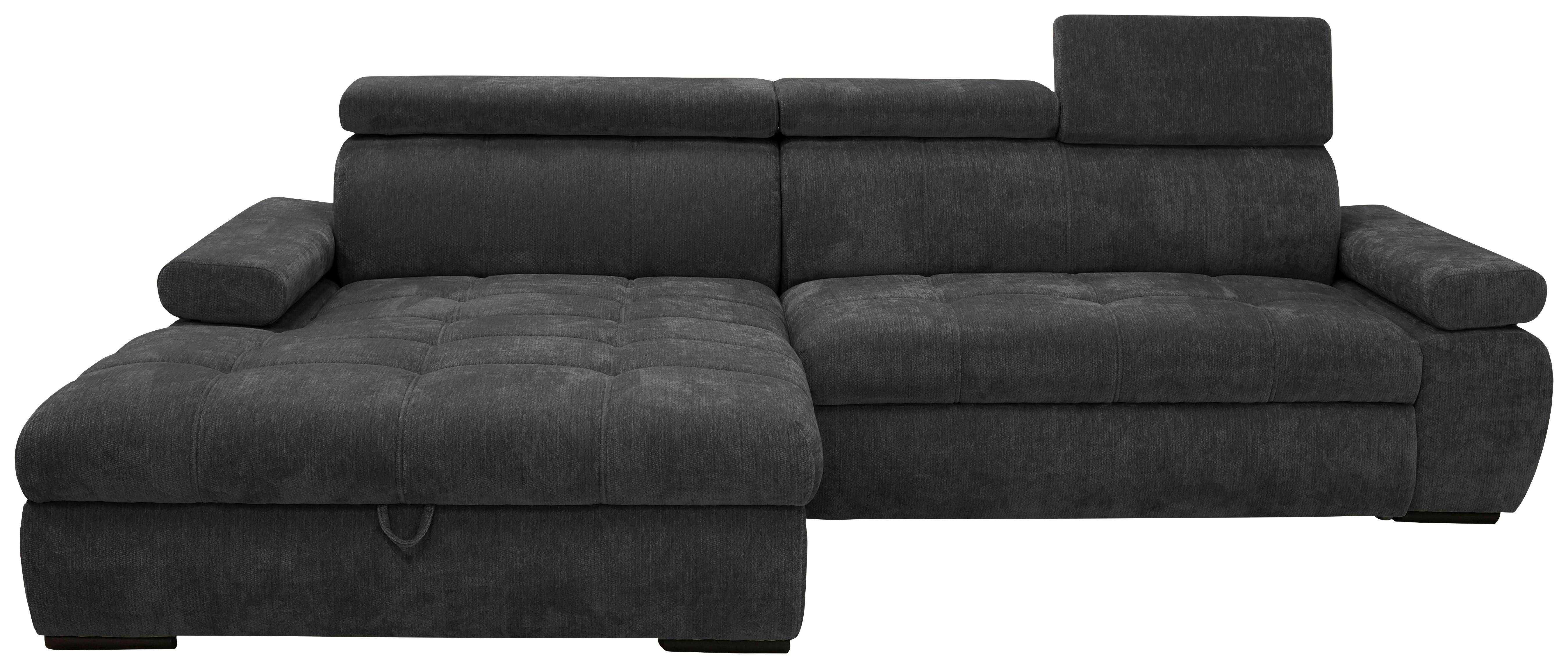Coltar VEGAS - negru, Design, lemn/textil (173/294cm) - Modern Living
