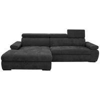 Kutna Garnitura Vegas - crna, Design, drvo/tekstil (173/294cm) - Modern Living