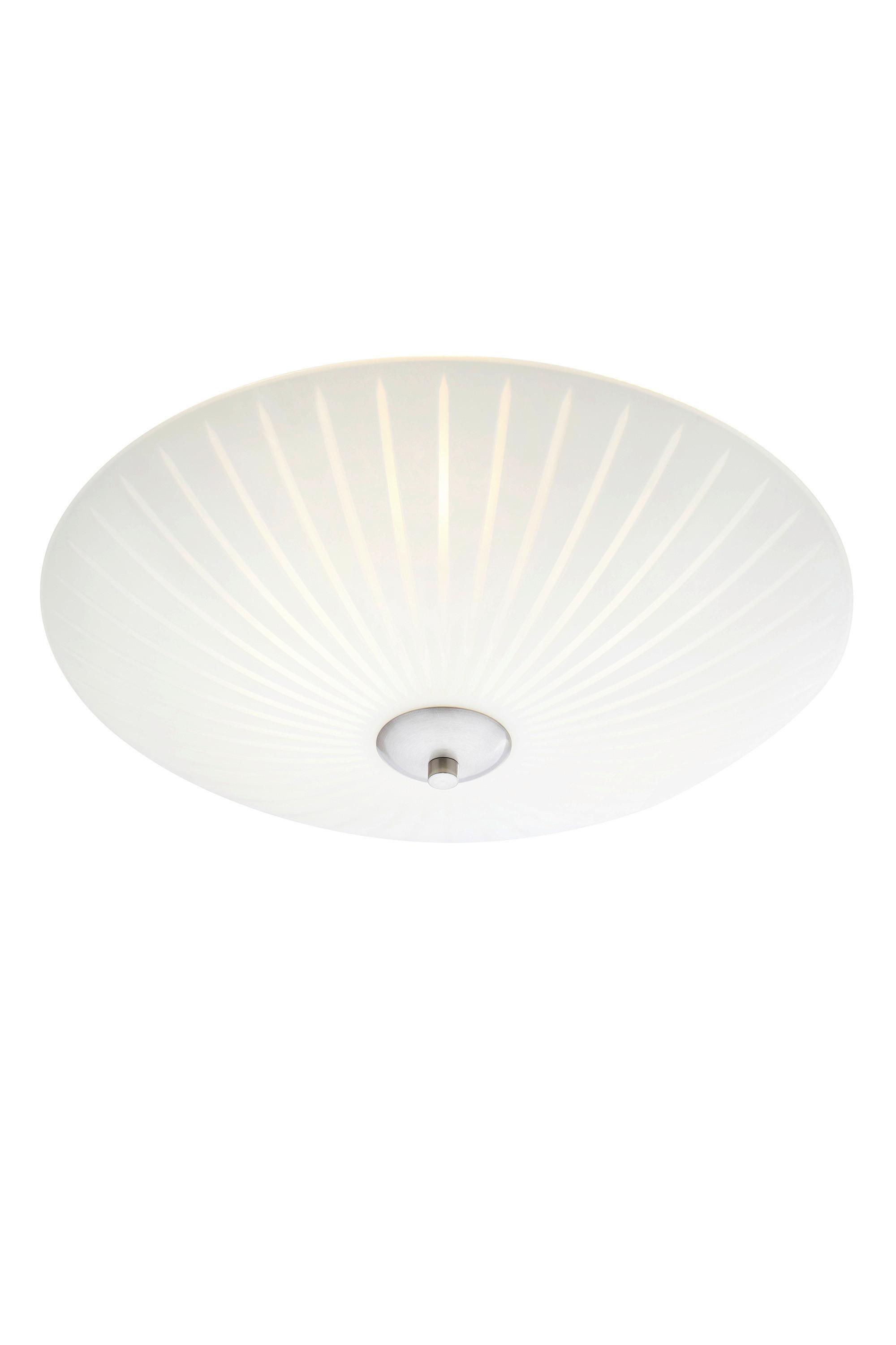 Deckenleuchte Cut max. 40 Watt - Weiß, Basics, Glas/Metall (43/43/15cm) - Markslöjd