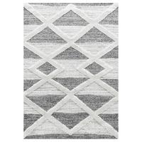 Webteppich Pisa Grau ca. 200x290cm - Grau, KONVENTIONELL, Textil (200/290cm)
