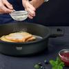 SERVEERPAN BLACK LINE - Klaar/Zwart, Konventionell, Kunststof/Glas (28/7,5cm) - Gourmesto
