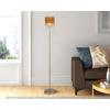 LAMPADAIRE STAB - couleur ambre/Transparent, MODERN, métal/matière synthétique (25l)