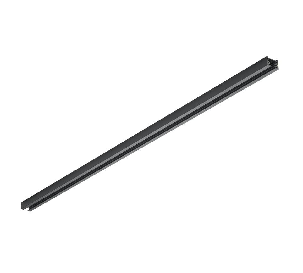 Schienensystem Duoline Track Schwarz max. 2x600 Watt - Basics, Metall (100/3/2cm) - Trio Leuchten