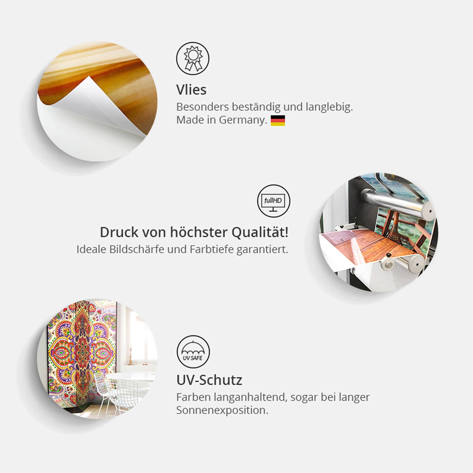 Paravent Grey Emperor II Grau/Grauweiß - Grauweiß/Grau, Basics, Holz/Kunststoff (225/172/3cm) - artgeist