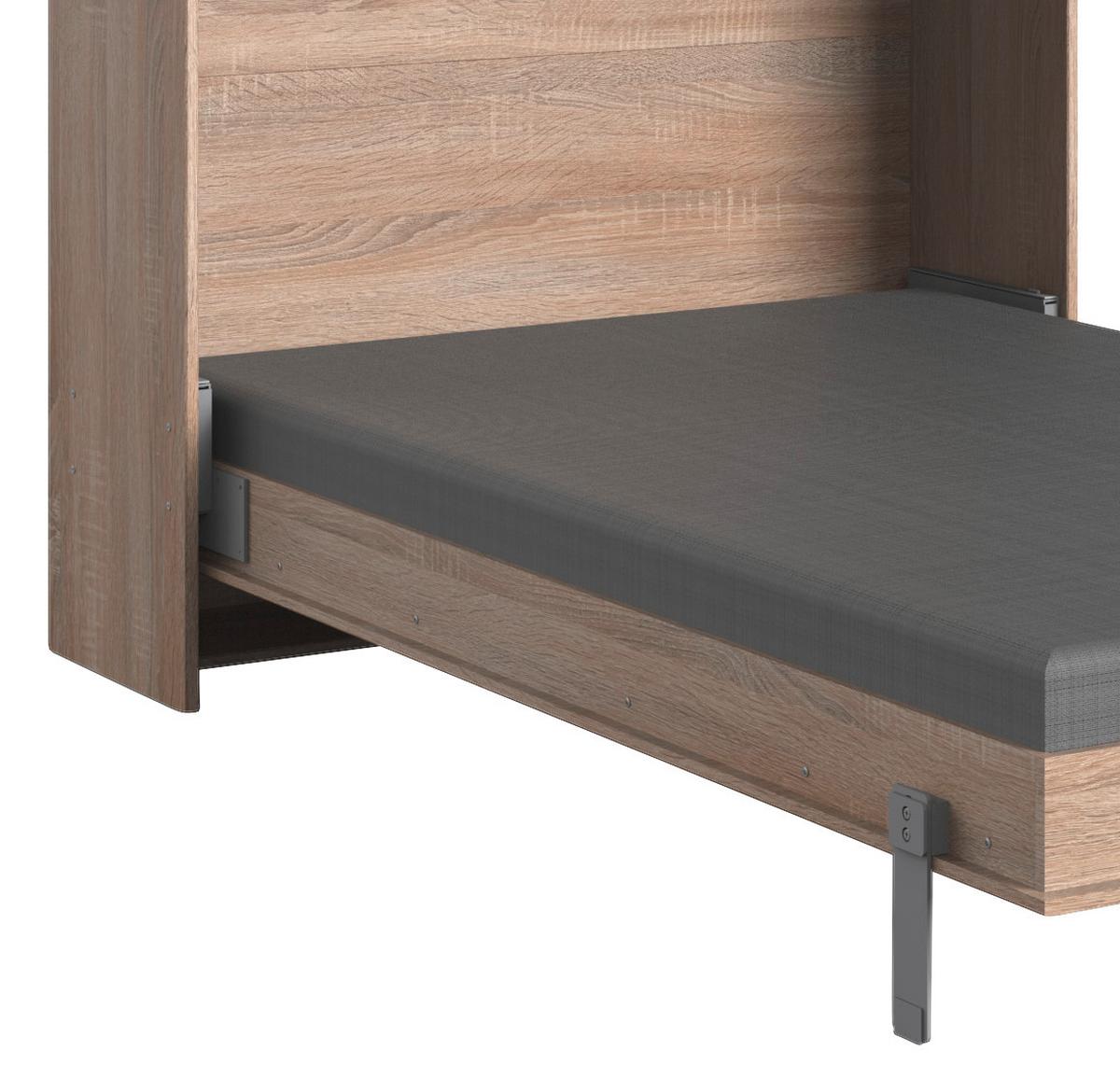 Klappbett Juist ca. 120x200 cm Eiche - Eichefarben, KONVENTIONELL, Holz/Holzwerkstoff (120/200cm) - MID.YOU