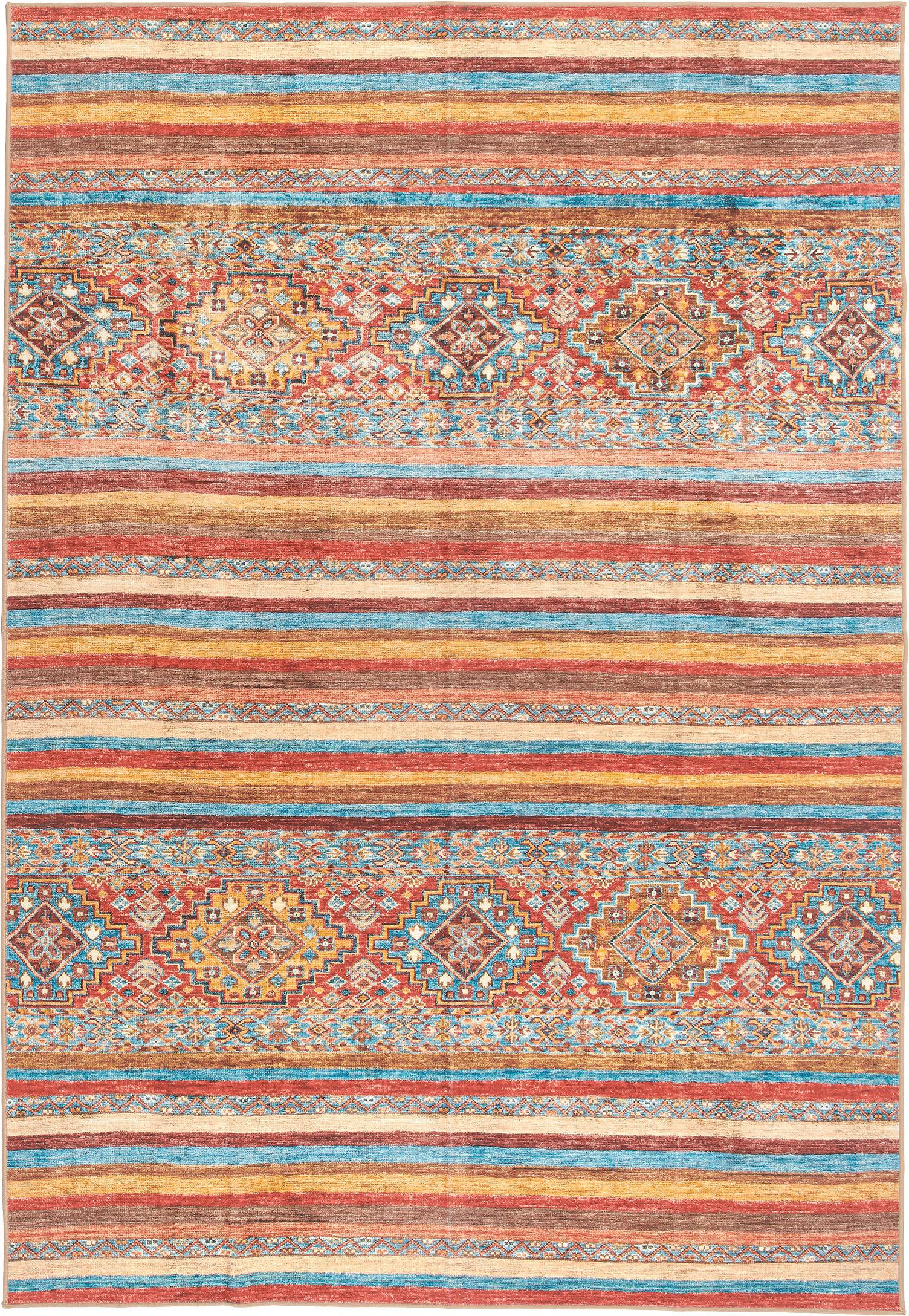 DYWAN VINTAGE AZMEO CORTEA-CLASSIC8177 - czerwony/różnokolorowy, Design, tkanina (200/290cm) - Lindorug