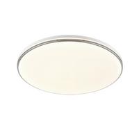 ŁAZIENKOWA LAMPA SUFITOWA LED SATIN *SBC* - biały, Basics, tworzywo sztuczne/metal (40/5cm) - Celina