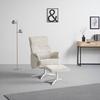 RELAXZETEL STAR - Wit/Crème, Modern, Textiel/Metaal (72/107-95/86-110cm) - Mömax