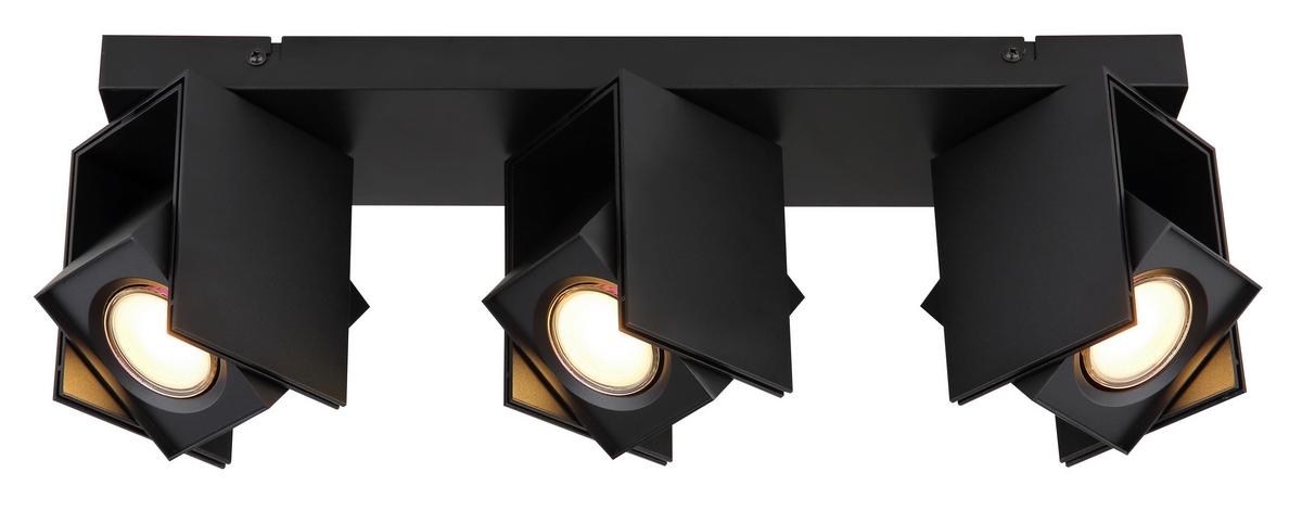 Strahler Rory in Schwarz max. 5 Watt - Schwarz, Design, Metall (43,4/8,4/15,7cm) - Globo