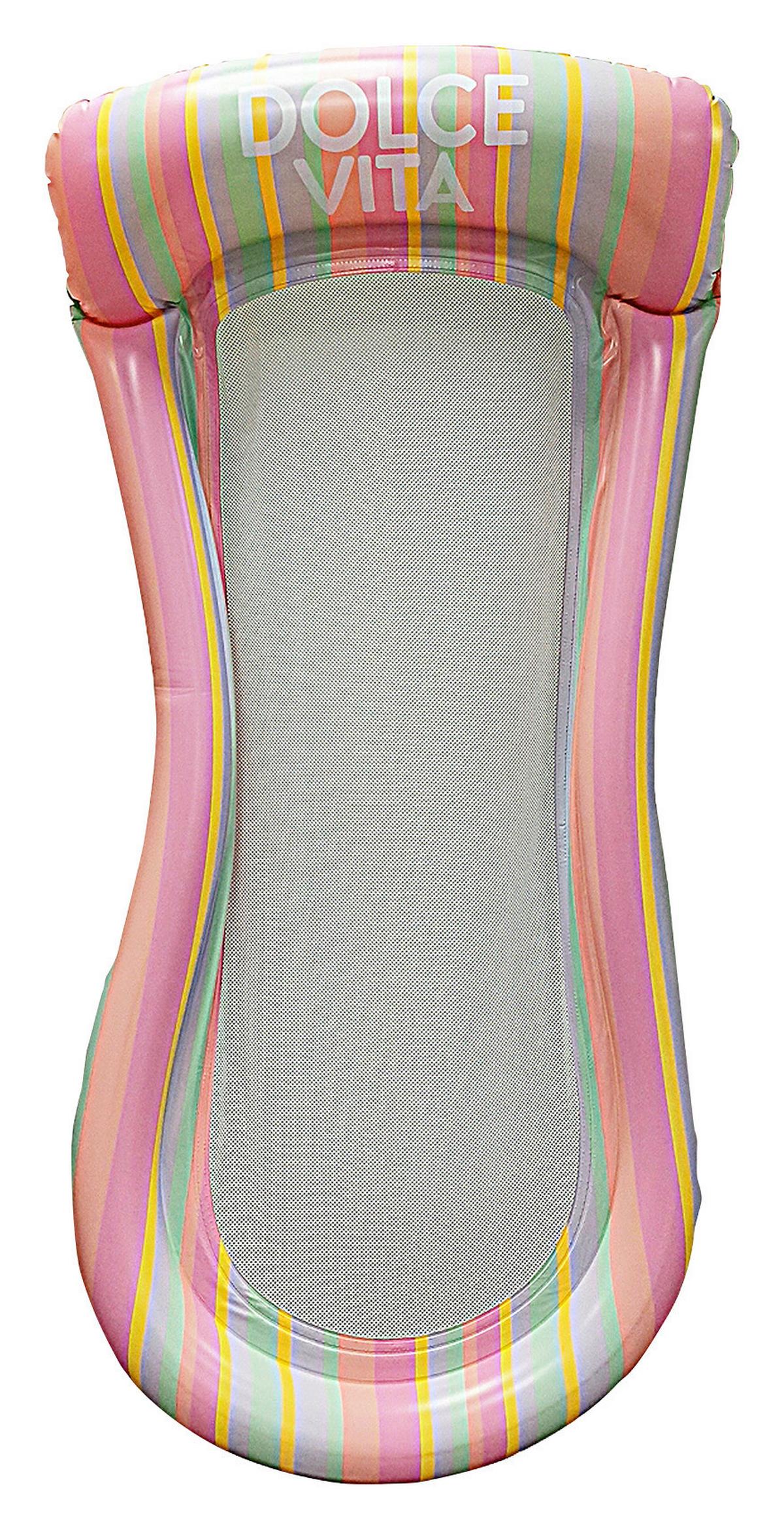 Luftmatratze Dolce Vita Multicolor - Gelb/Flieder, KONVENTIONELL, Kunststoff (167/82/22,5cm) - Mömax