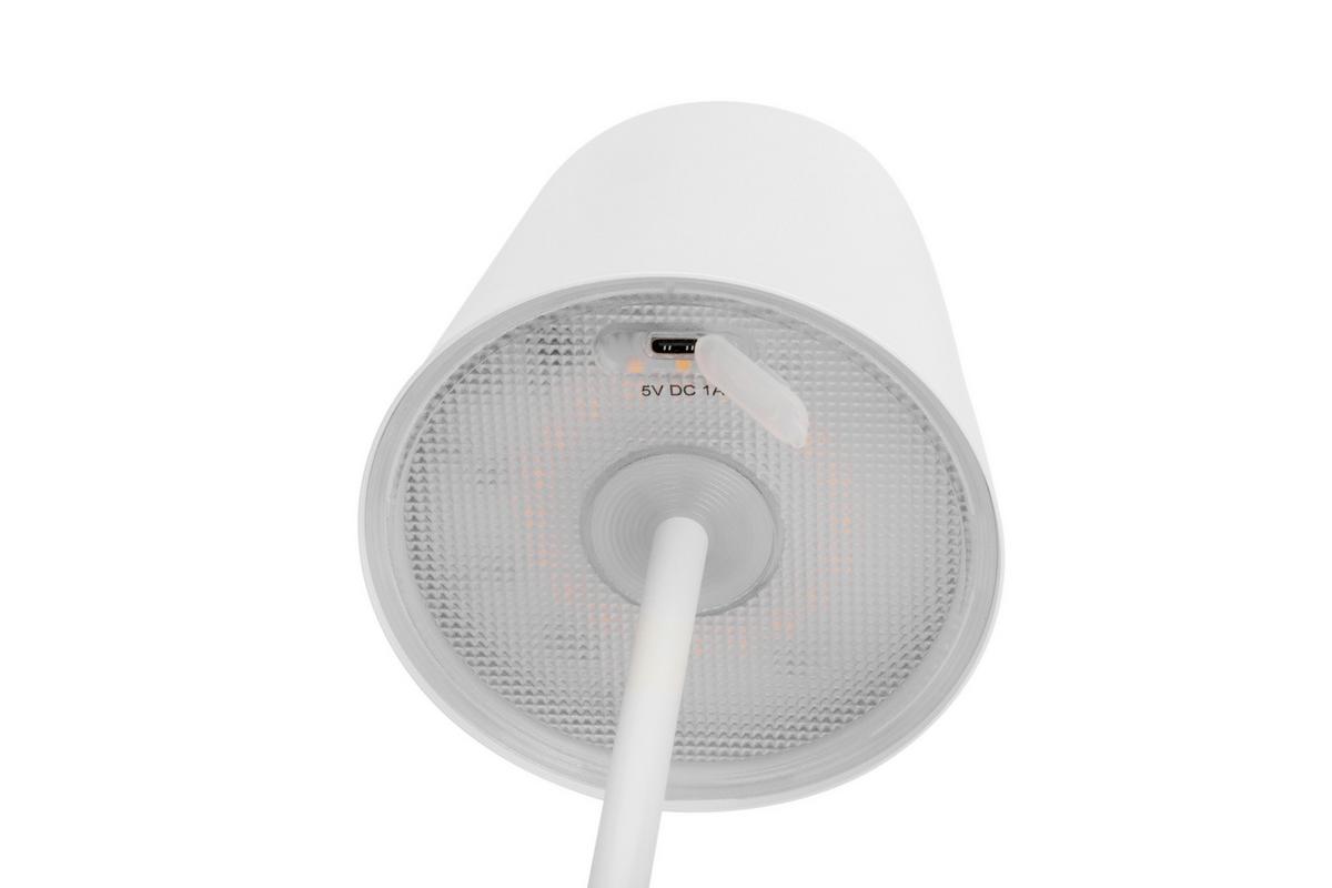 AKUMULATOROWA LAMPA STOJĄCA SEATTLE *SBN* - biały, Konventionell, metal (20/117cm) - Novel