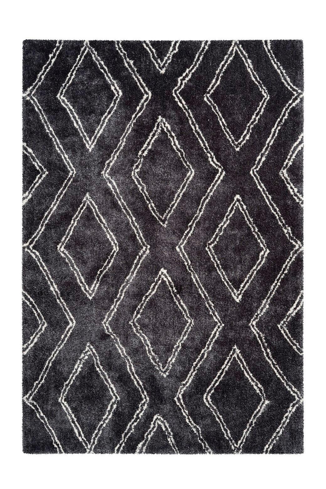 HOCHFLORTEPPICH ORLANDO 225 ANTHRAZIT - Anthrazit, Konventionell, Textil (160/230cm) - Kayoom