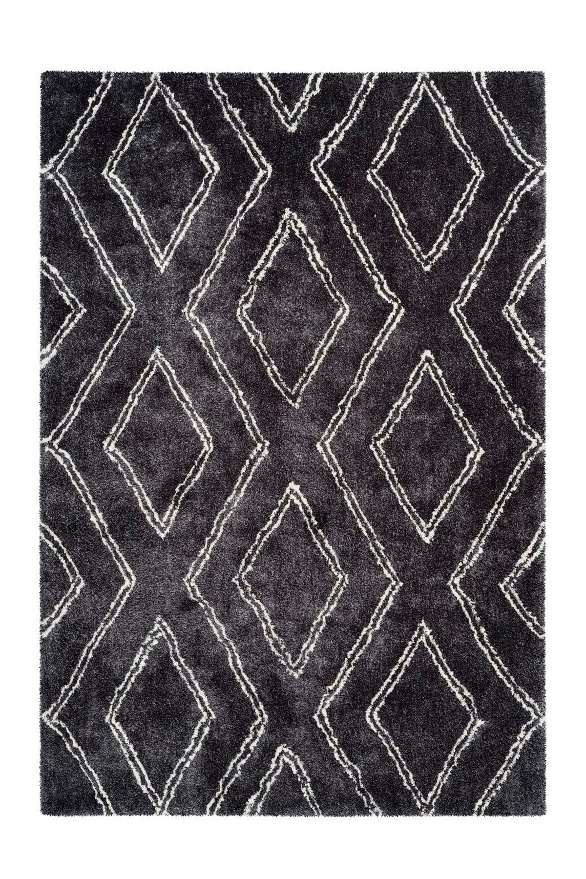 HOCHFLORTEPPICH ORLANDO 225 ANTHRAZIT - Anthrazit, Konventionell, Textil (160/230cm) - Kayoom