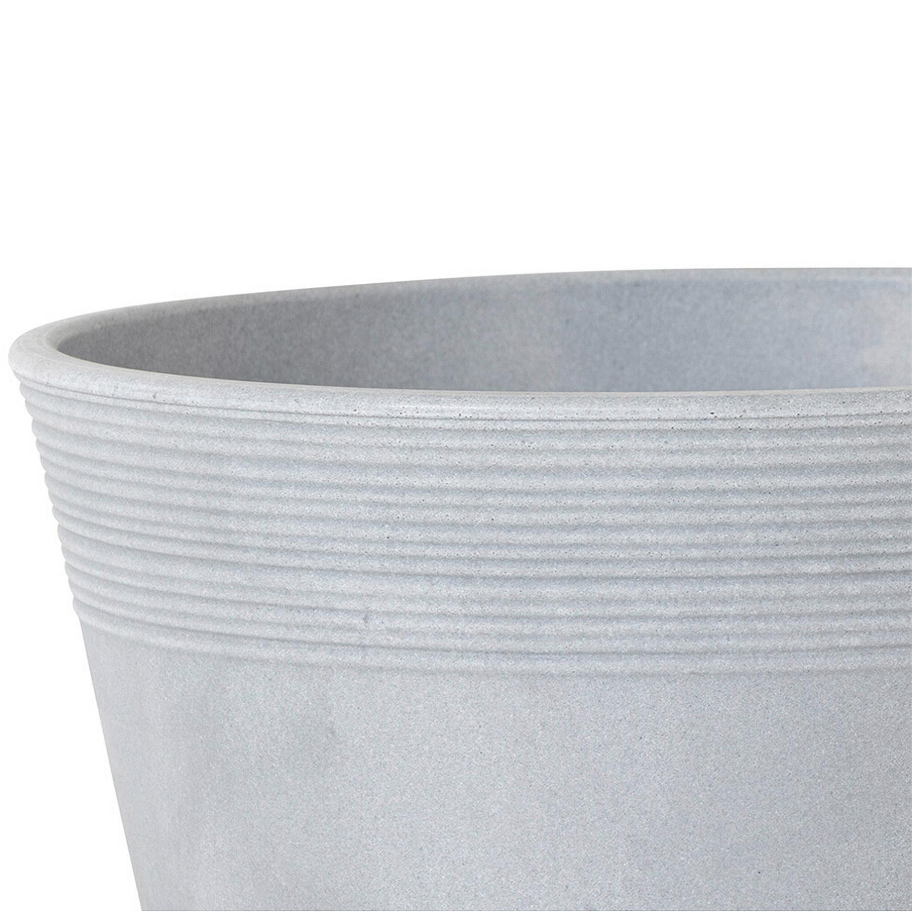 Pflanzentopf Grau - Grau, Basics, Kunststoff (48/32cm) - Siena Garden