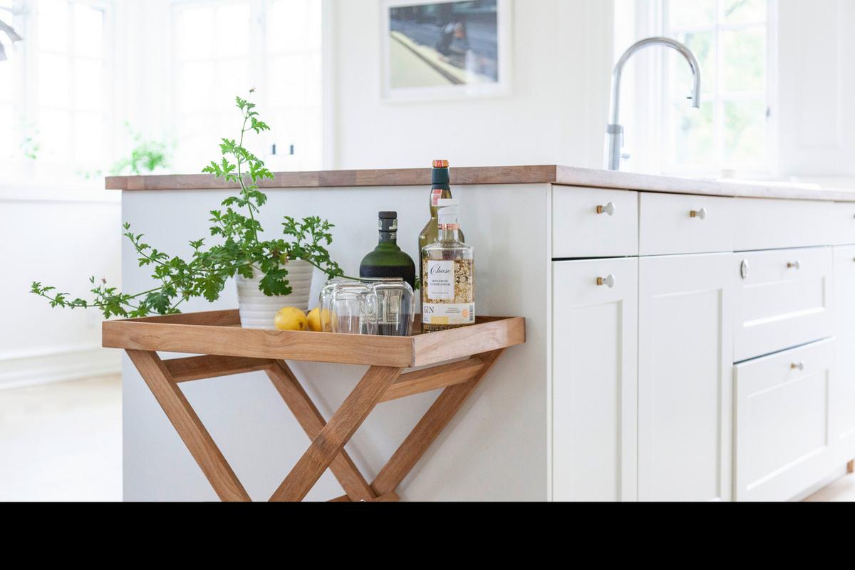 TABLETTTISCH TRAY TABLE - Teakfarben, KONVENTIONELL, Holz (60/40/65cm) - MID.YOU