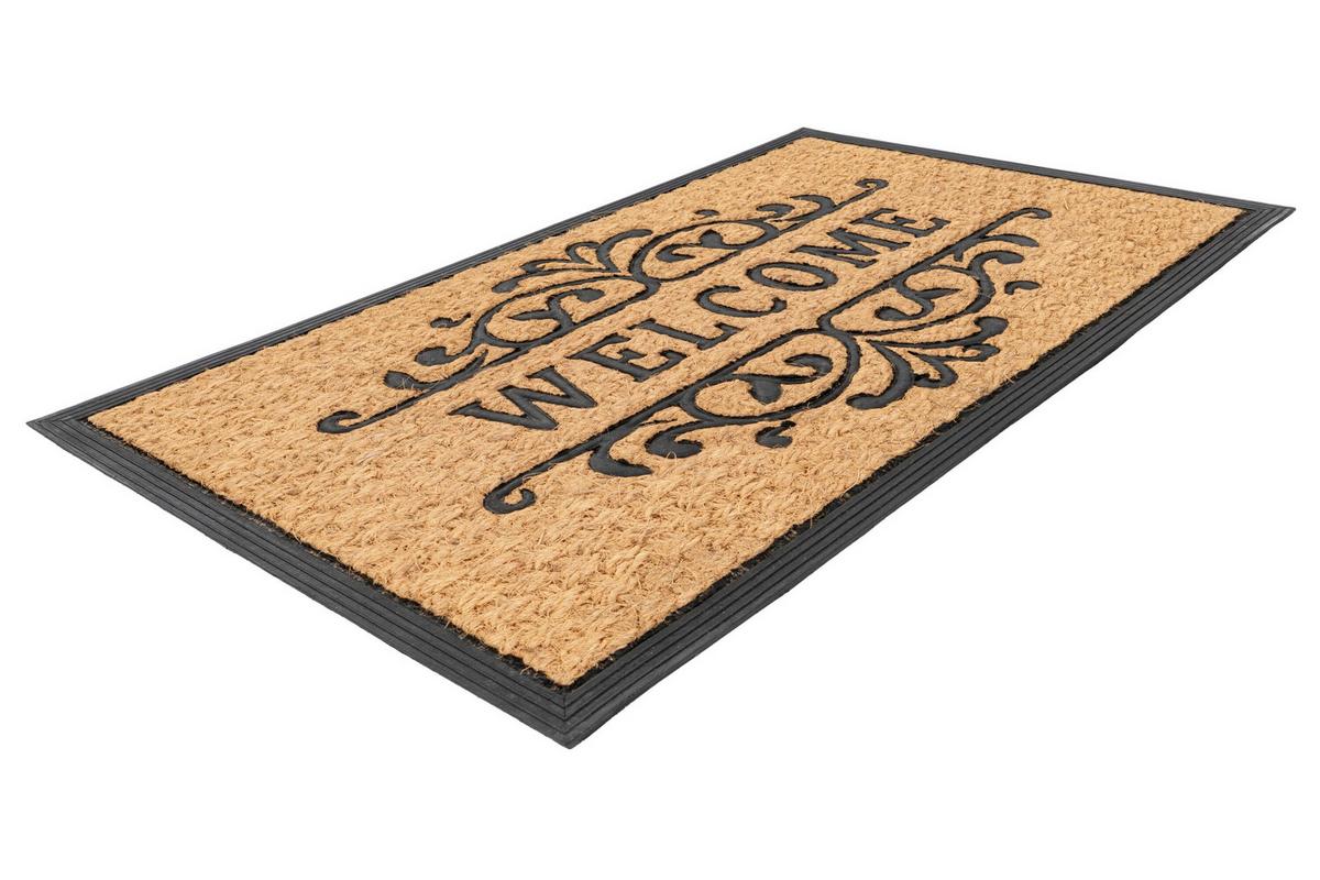 Fussmatte Entry 200 Hellbraun 45x75 - Hellbraun, Basics, Textil (45/75cm) - Kayoom