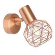 Strahler Xara in Kupfer, max. 40 Watt - Kupferfarben, LIFESTYLE, Metall (9,5/15,5cm) - MÖMAX modern living