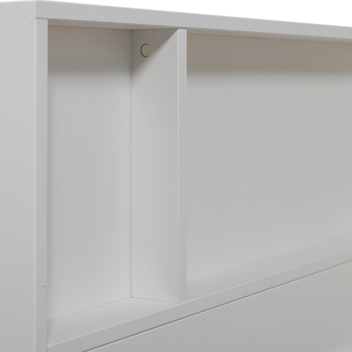 Bodenbett Carter Weiß ca. 90x200 cm - Weiß, Basics, Holz (90/200cm) - MID.YOU