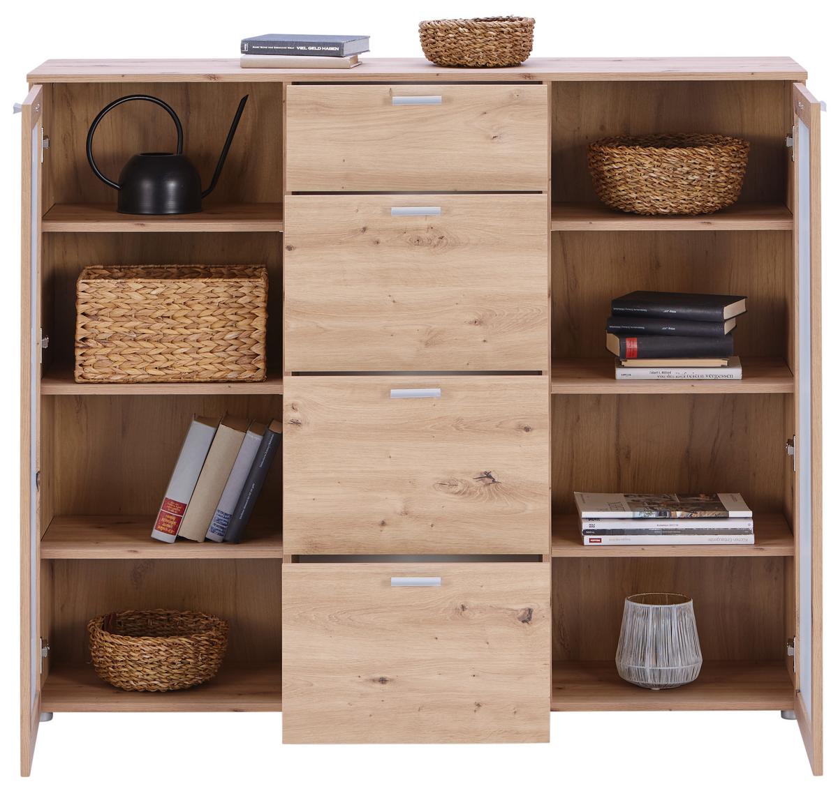 Komoda Xeno - Moderno, drvni materijal (135/115/37cm) - Modern Living
