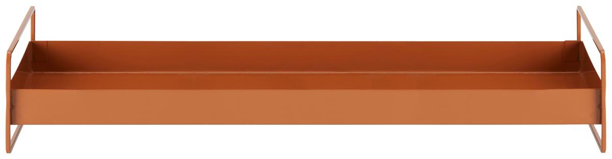 Poslužavnik Dekorativni Wolga I -Paz- - smeđa, Basics, metal (50/8,5/16cm) - Modern Living