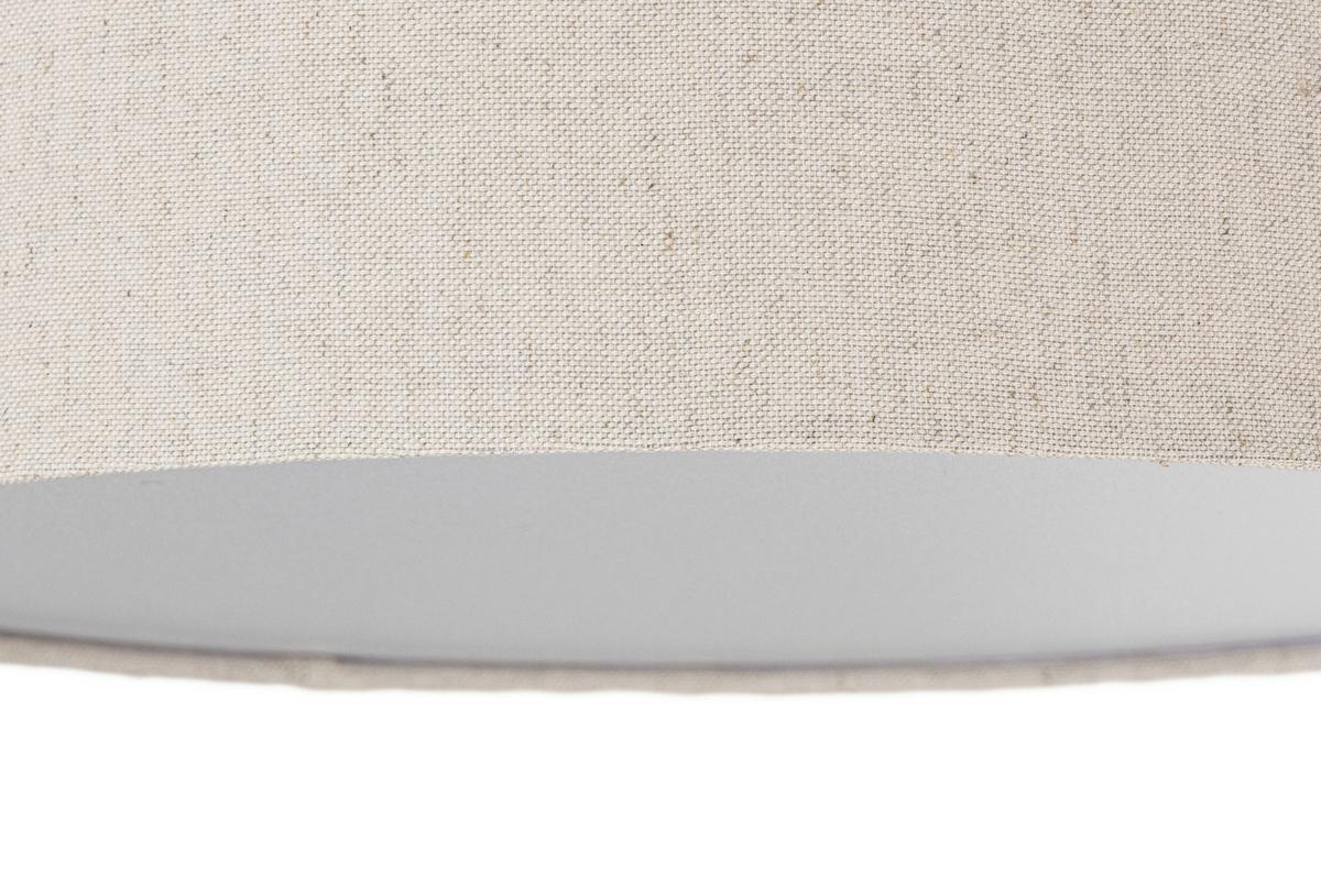 LAMPA SUFITOWA ANNABELL - kolor naturalny/biały, Design, tworzywo sztuczne/metal (37/13cm) - Novel