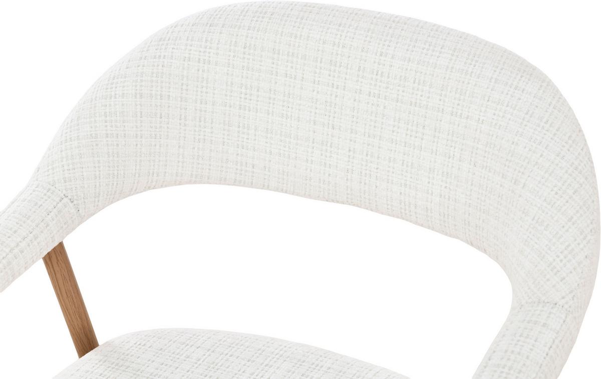 Armlehnstuhl Silke Eichefarben/Beige - Eichefarben/Beige, MODERN, Holz/Textil (57/78/60cm) - Mömax