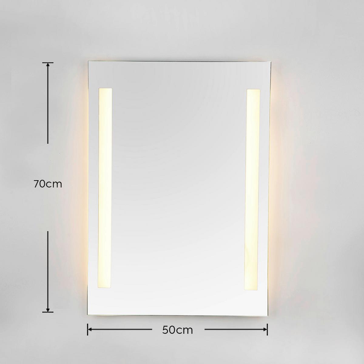 LUSTRO ŁAZIENKOWE LINA 81590100 - Basics, szkło (50/70/3,5cm)