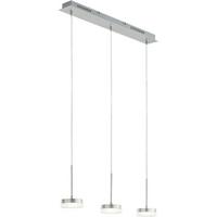 LAMPA WISZĄCA LED 3239-47-212 DUNK - kolor aluminiowy, Design, tworzywo sztuczne/metal (65/8/200cm) - Fabas Luce