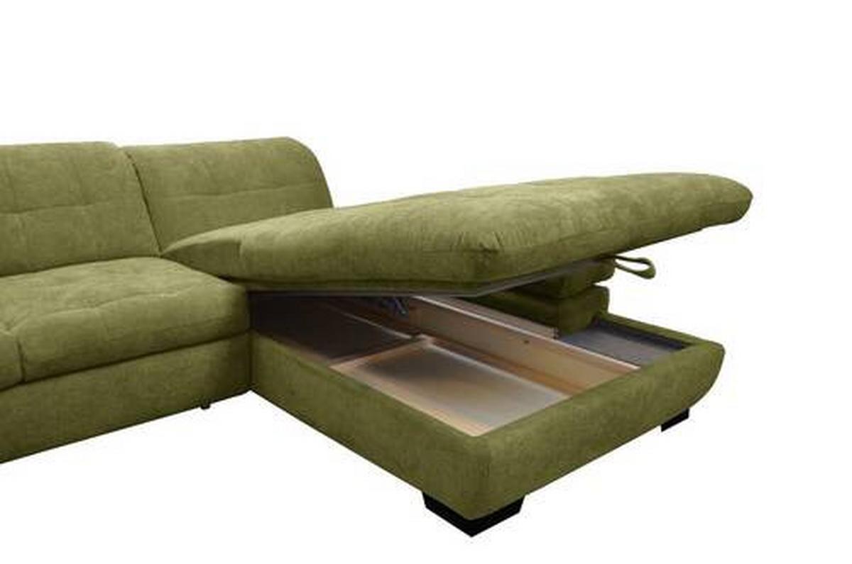 Canapea modulara OXFORD - verde, Modern, textil (211/343/204cm) - Modern Living