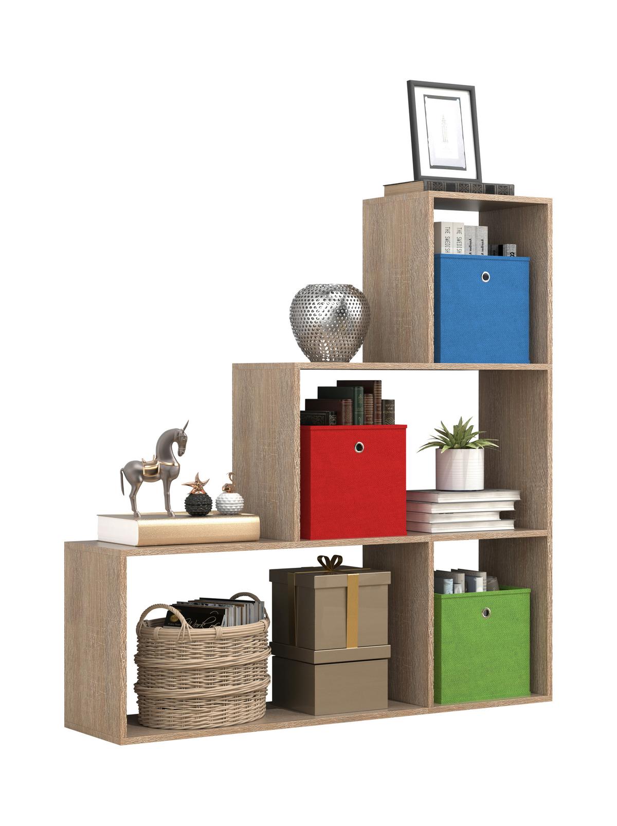 Regal Dubila M Sonoma Eiche - Sonoma Eiche, Basics, Holzwerkstoff (117/123/29cm) - MID.YOU