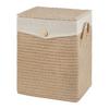 TVÄTTKORG DENISE - beige, Romantik / Lanthus, textil/plast (35/44/26cm) - Mömax