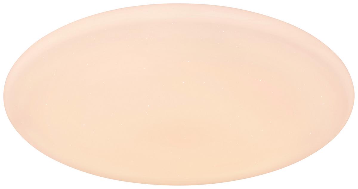 Stropna Led-svetilka Rena, S Sijalko - bela/opal, Basics, kovina/umetna masa (70/8cm) - Globo