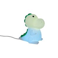 Nachtlicht Dino Weiß max. 2,5 Watt - Weiß, MODERN, Kunststoff (8,5/13,5/13,8cm) - Mömax
