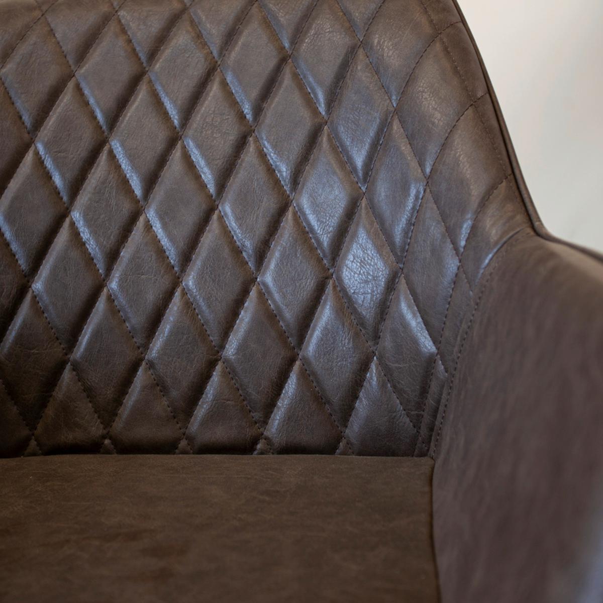 STUHL-SET COSE - Taupe/Schwarz, KONVENTIONELL, Textil/Metall (62/83/60cm) - MID.YOU